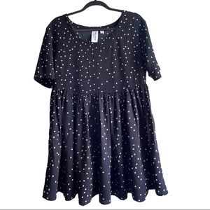 ASOS Collusion Polka dot babydoll dress